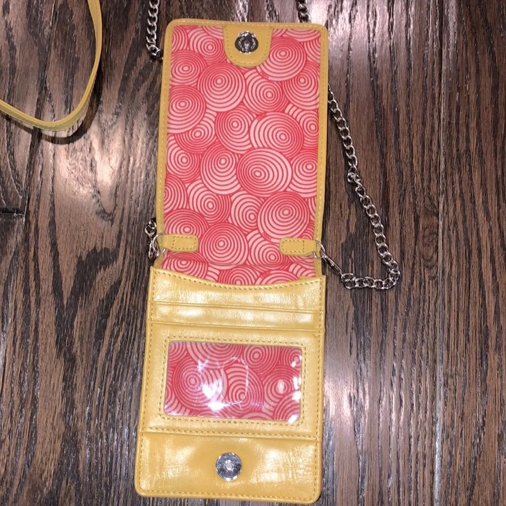 HOBO small mustard color wallet bag